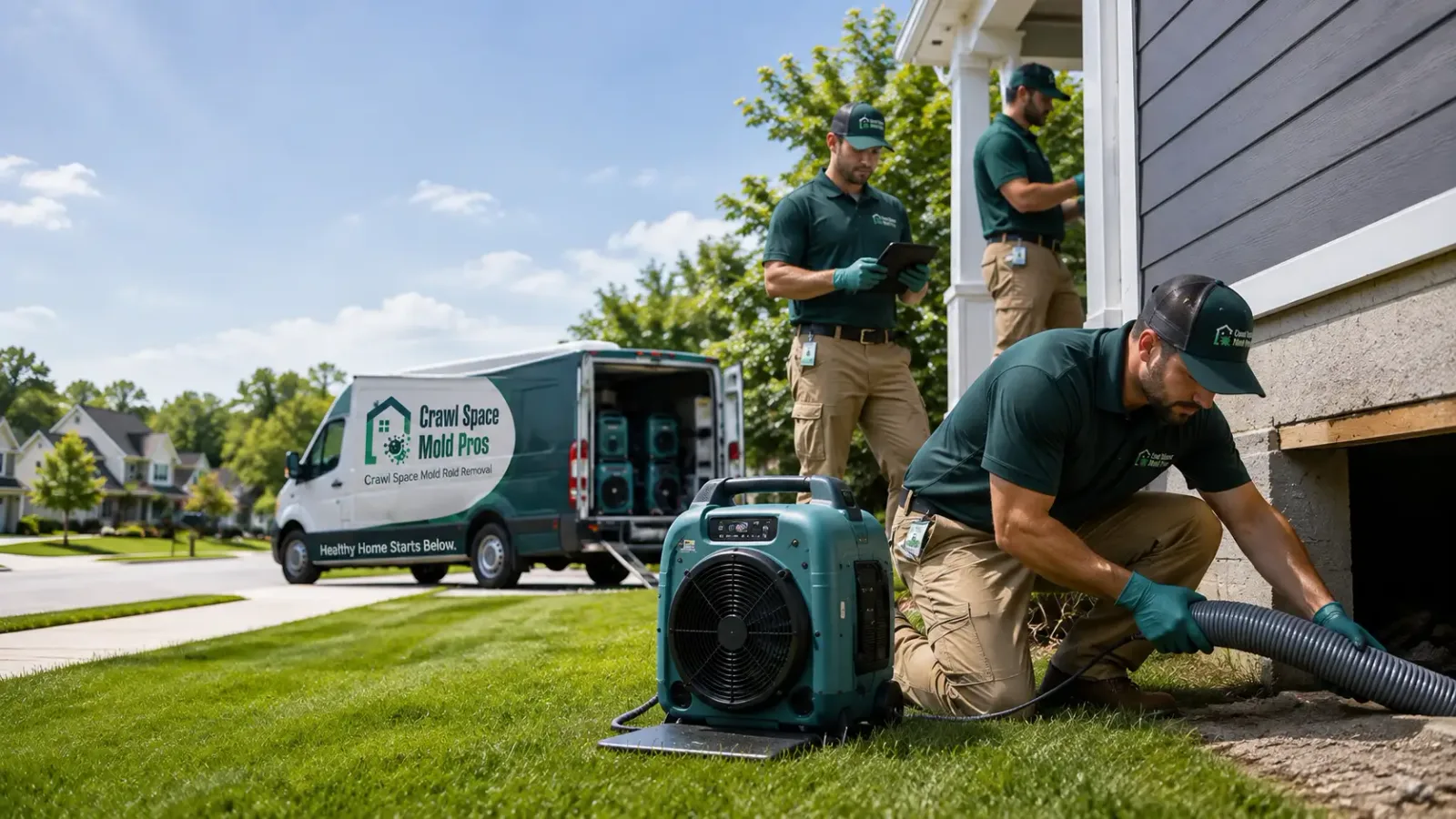 Crawl Space Mold Removal in Healdton, OK